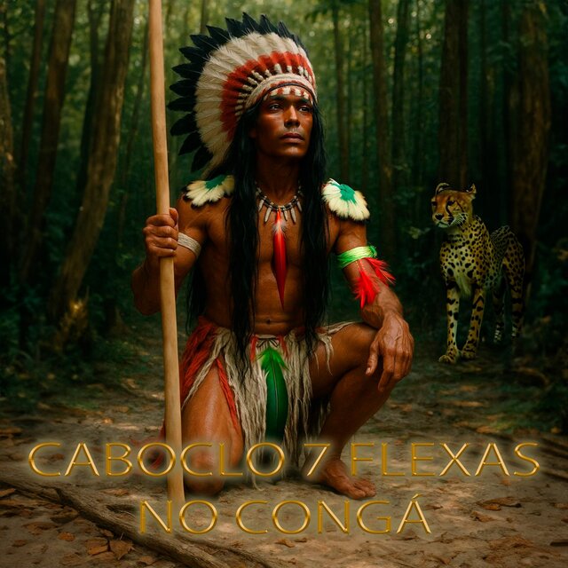 Caboclo Sete Flechas no Congá