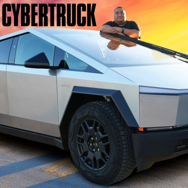 ASMR on a Cybertruck