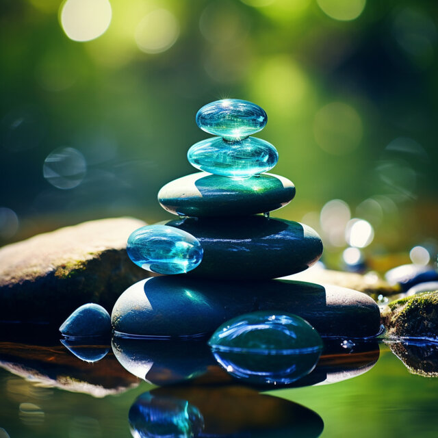 Tranquil Harmony: Raindrop Meditation