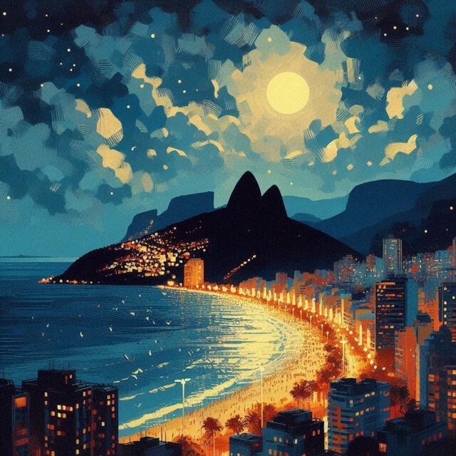 Moon Over Copa Cabana