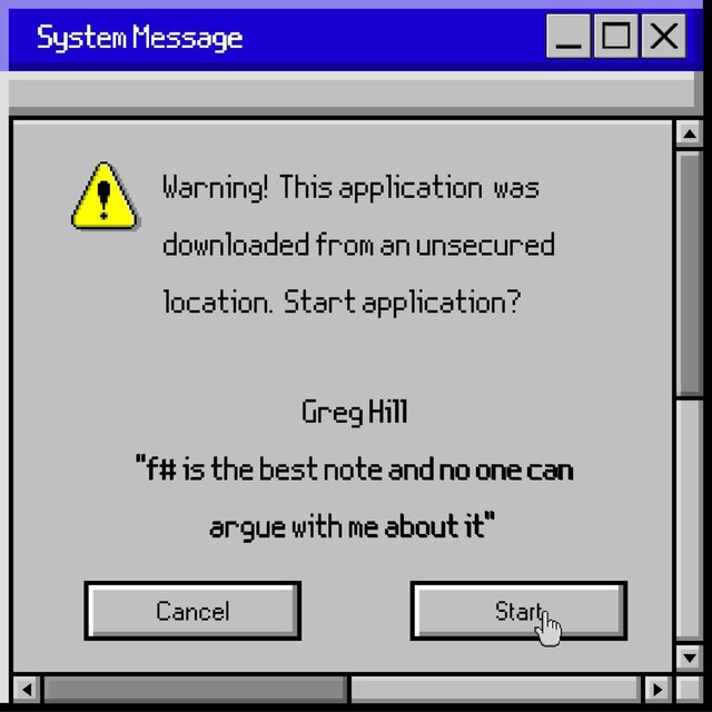 f# is the best note and no one can argue with me about it