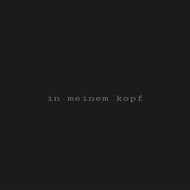 in meinem kopf