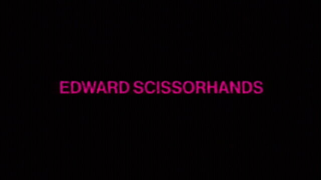 EDWARD SCISSORHANDS (Lyric Video)