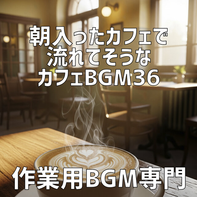 朝に入ったカフェで流れてそうなカフェBgm 36