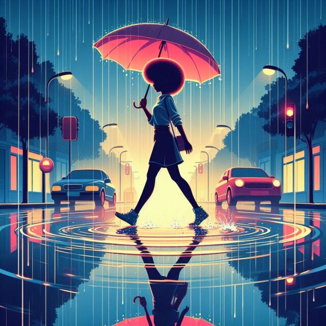 Strong Background Rain for Relaxing, Sleeping, Studying, Working