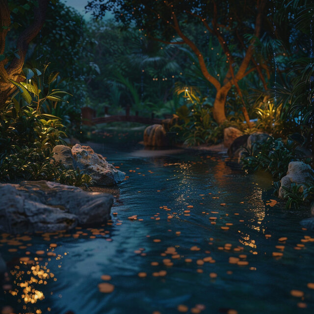 Tranquil Nights: Water Chill Sleep Harmonies