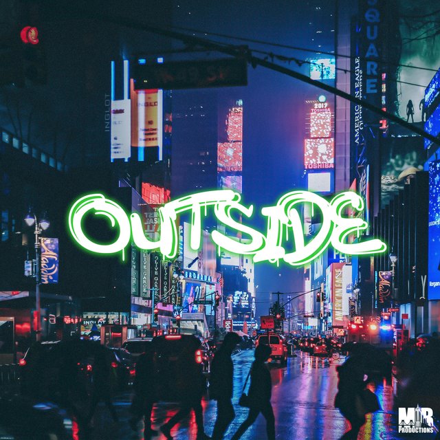 Outside