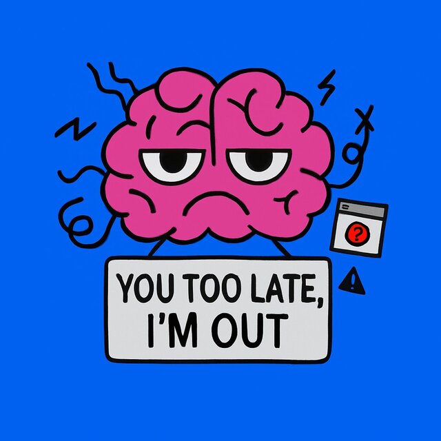 you too late I’m out