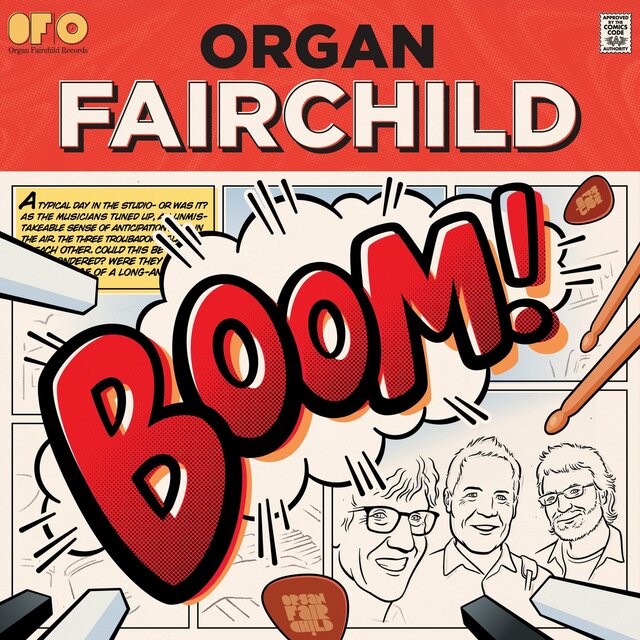 Cover art for album BOOM! by Organ Fairchild