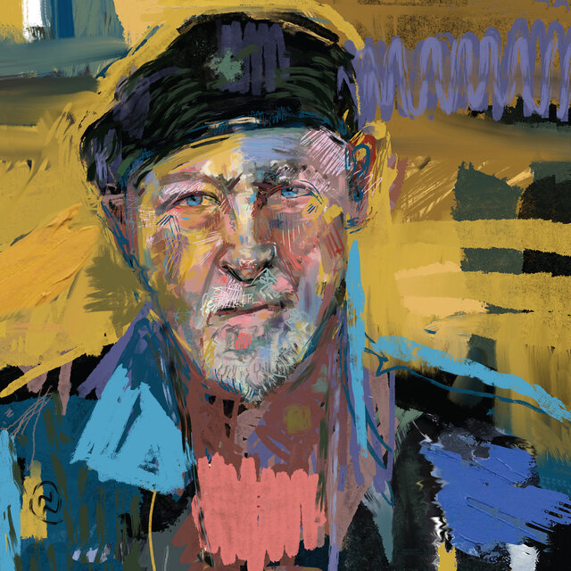 Cover art for album Hippies, Thugs and Heroes by Richard Thompson