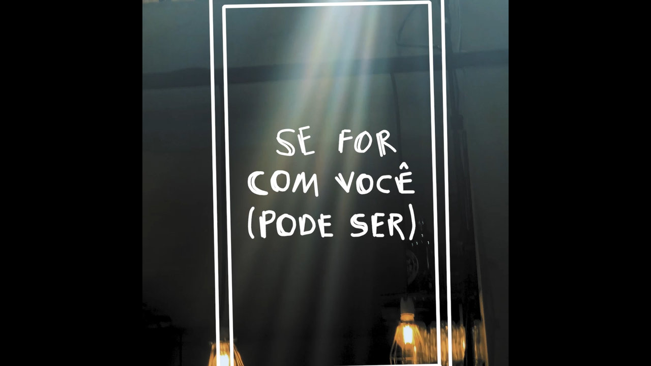 Se For Com Você (Ao Vivo)
