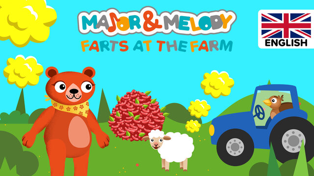 Farts At The Farm (Nursery Rhymes for Kids / English)