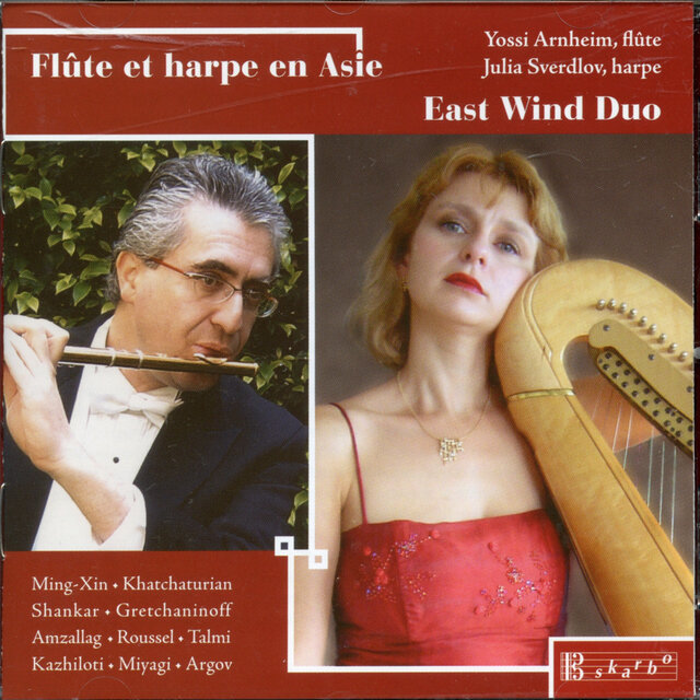Flûte et harpe en Asie