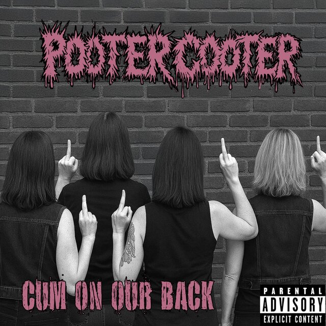 Cum on our back