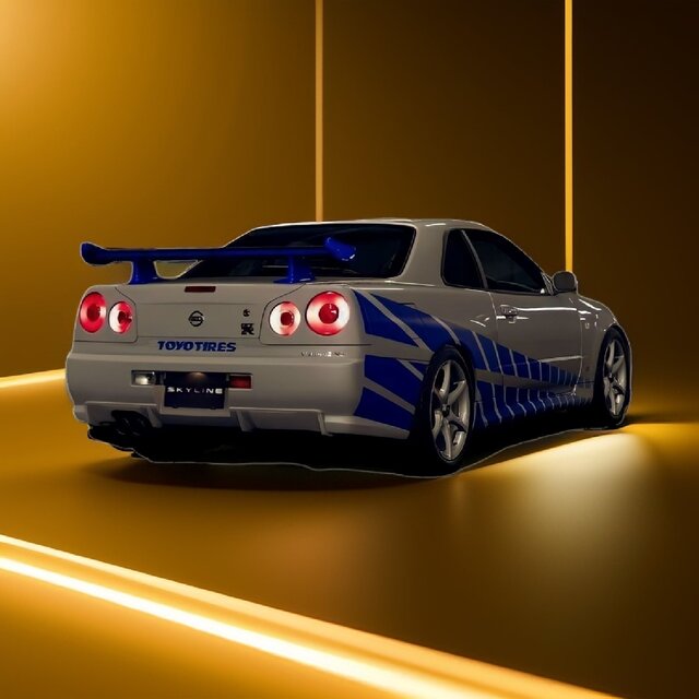 It's a Skyline Gtr R34