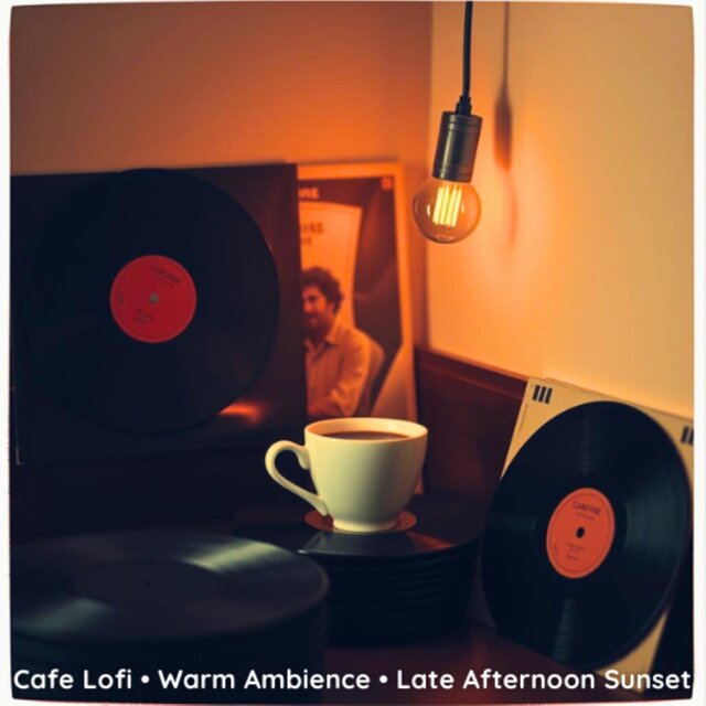 Cafe Lofi Late Afternoon Sunset