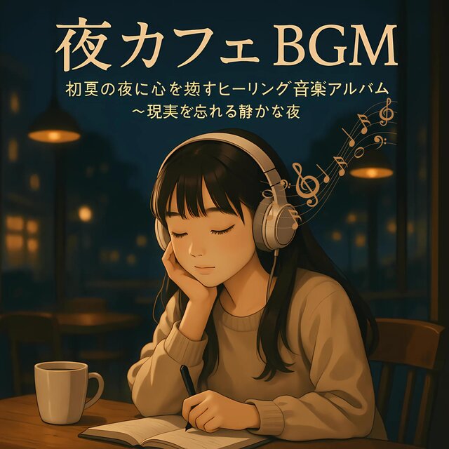 夜カフェBGM｜初夏の夜に心を癒すヒーリング音楽アルバム ～現実を忘れる静かな夜のBGM～ SideB