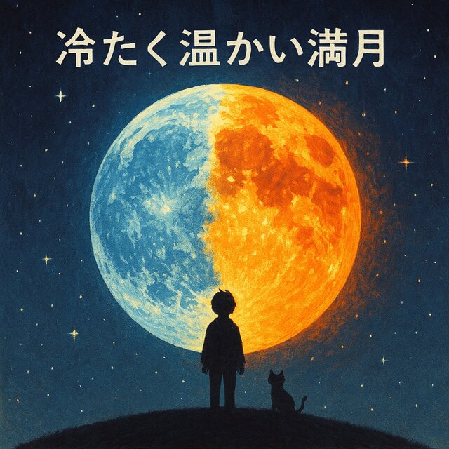 冷たく温かい満月