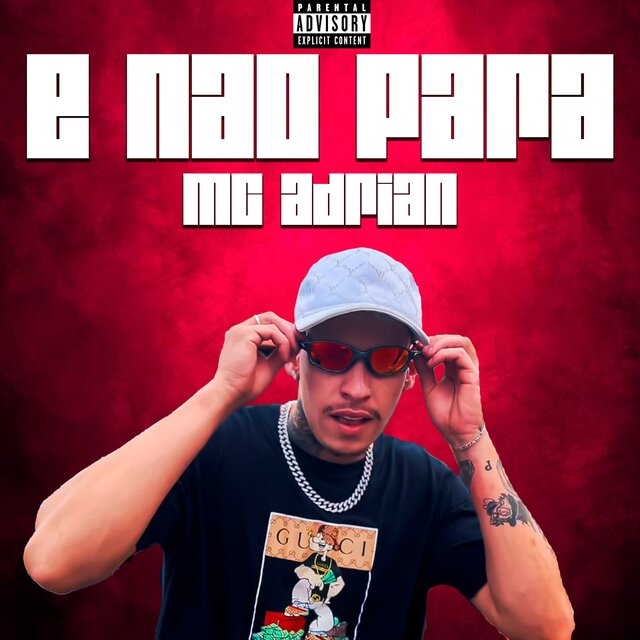 E não para