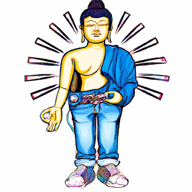 Buddha in der Tasche