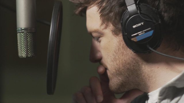 In the studio