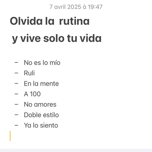 vive solo tu vida