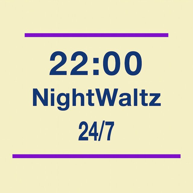 22:00 NightWaltz - Soothing Waltz BGM with Piano for Sleep: A Chill-out Music Collection for Calming Quiet Nights