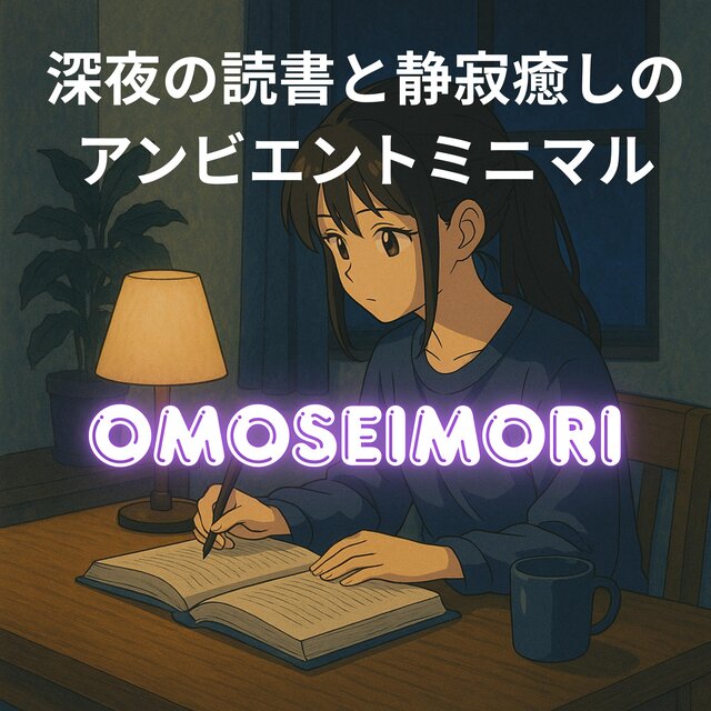 深夜の読書と静寂癒しのアンビエントミニマル