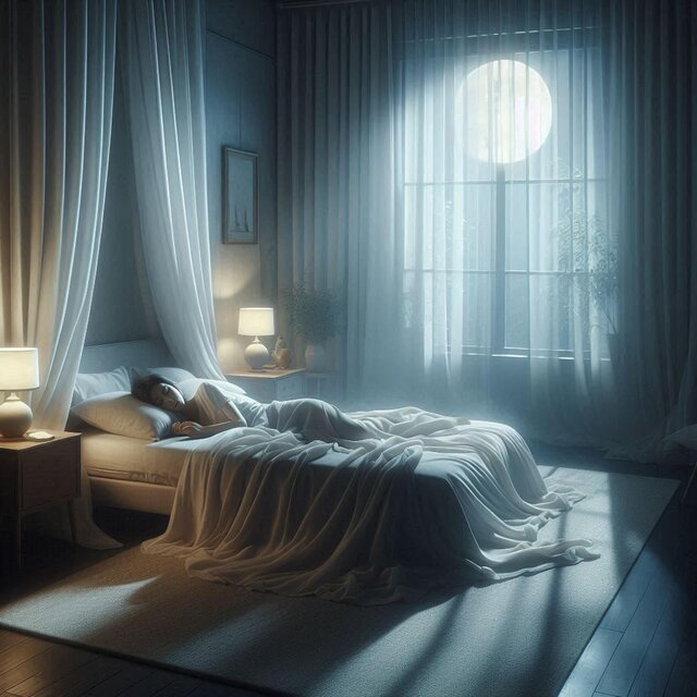 月明かりに包まれて 睡眠用BGM