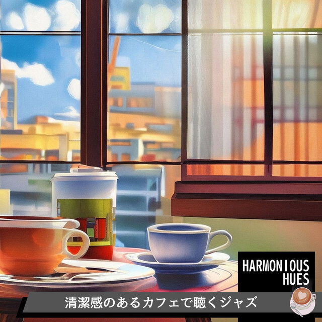 清潔感のあるカフェで聴くジャズ