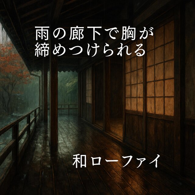 雨の廊下で胸が締めつけられる和ローファイ