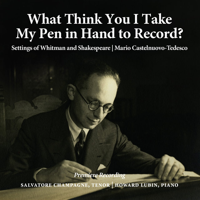 What Think You I Take My Pen in Hand to Record?