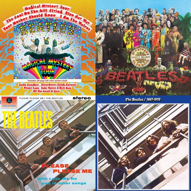 Cover art for album The Beatles' aller beste by User