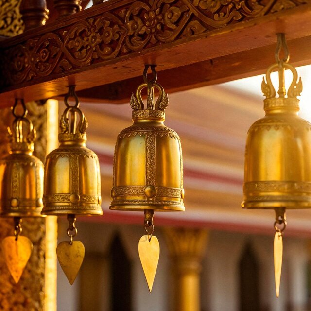 Temple Bells at Dusk