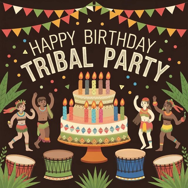 Happy Birthday Tribal Party