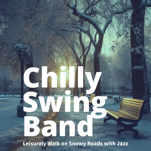 Leisurely Walk on Snowy Roads with Jazz