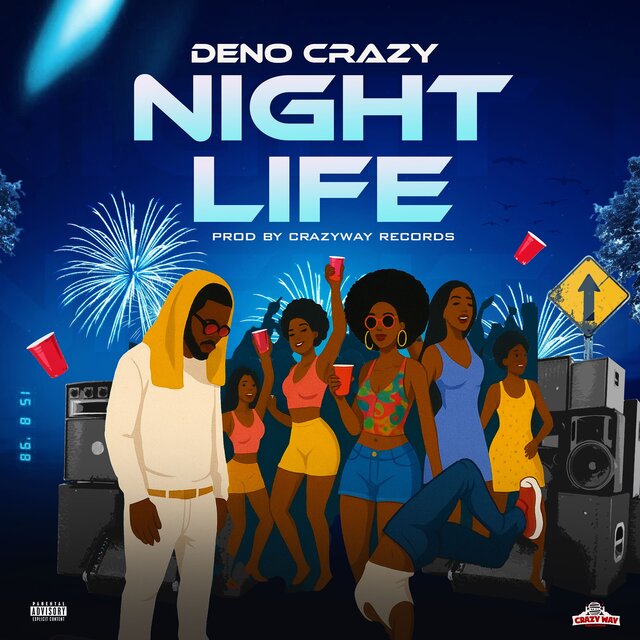 Cover art for album Night Life by Deno Crazy