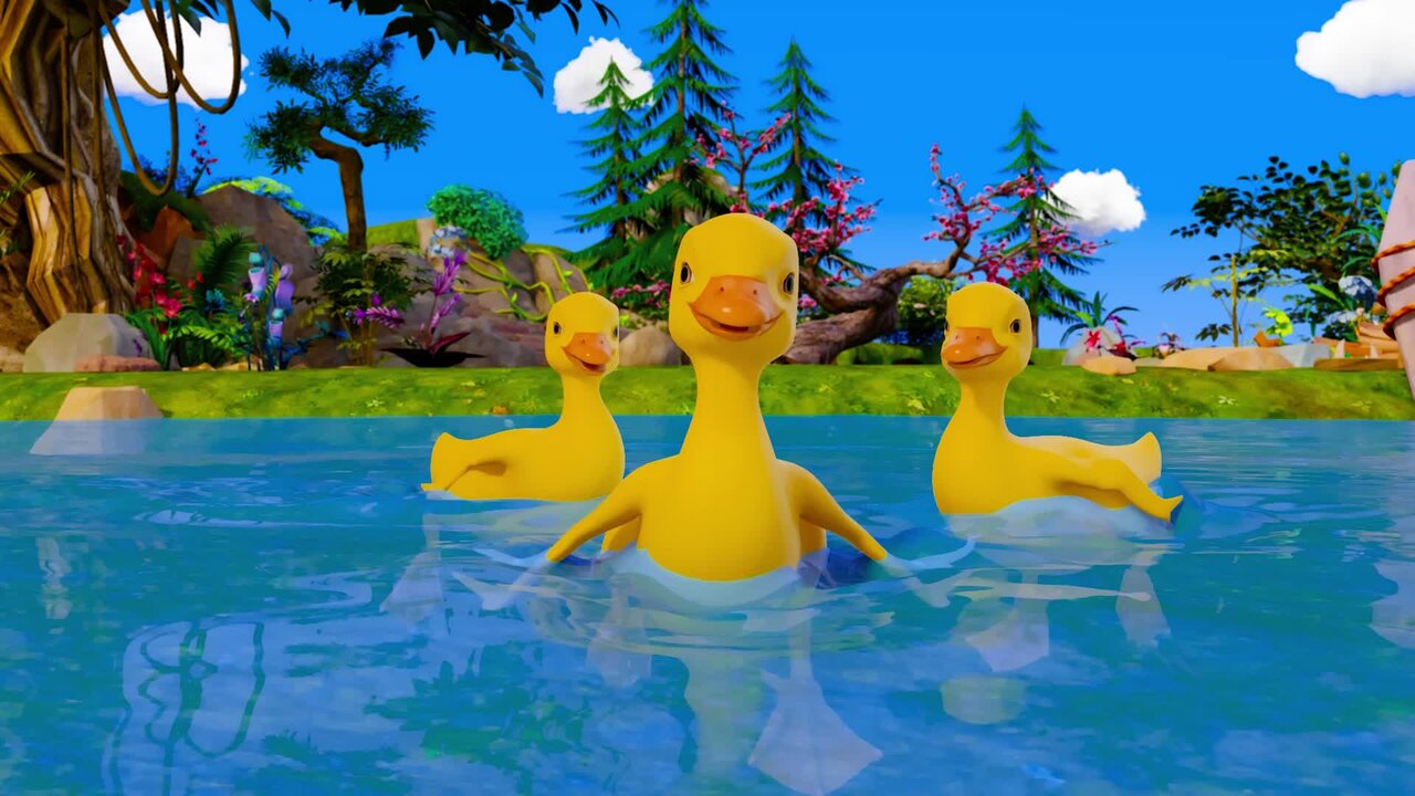 Five Little Ducks | Nursery Rhymes - Baby Songs - Kids Songs