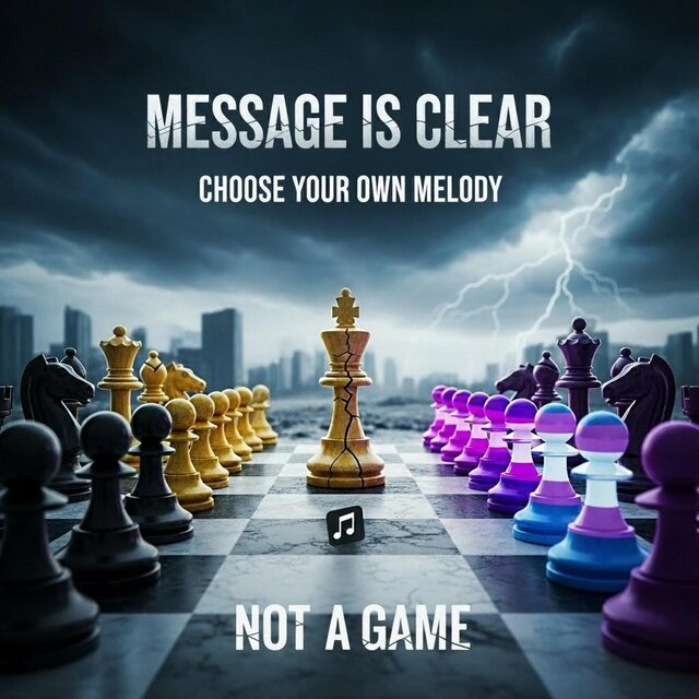 Not a Game: Message Is Clear Choose Your Own Melody