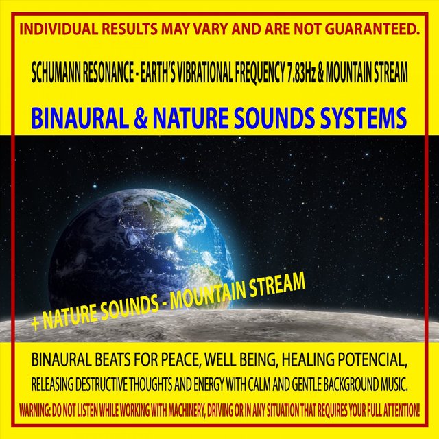 Schumann Resonance - Earth's Vibrational Frequency 7.83Hz & Mountain Stream
