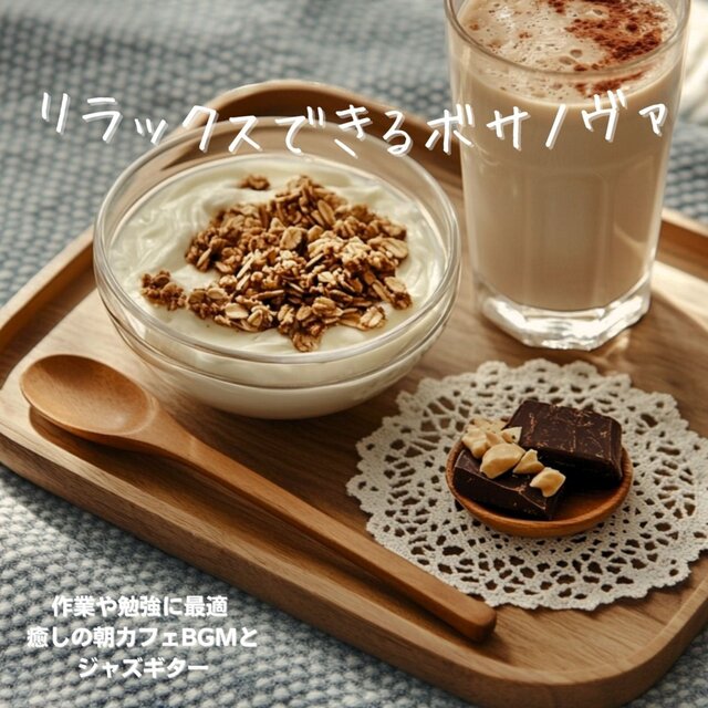 Perfect for Work and Study: Healing Morning Cafe BGM and Jazz Guitar Relaxing Bossa Nova