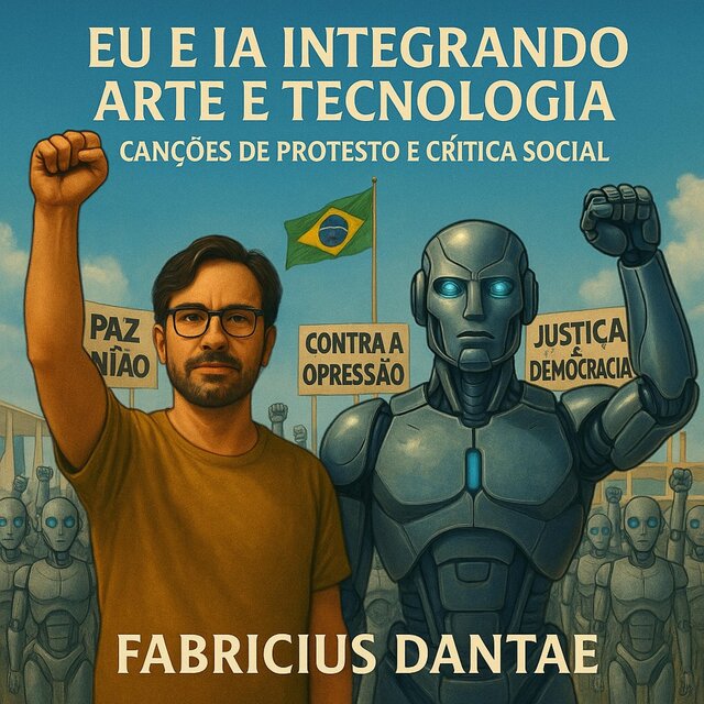 Eu e IA integrando arte e tecnologia: canções de protesto e crítica social