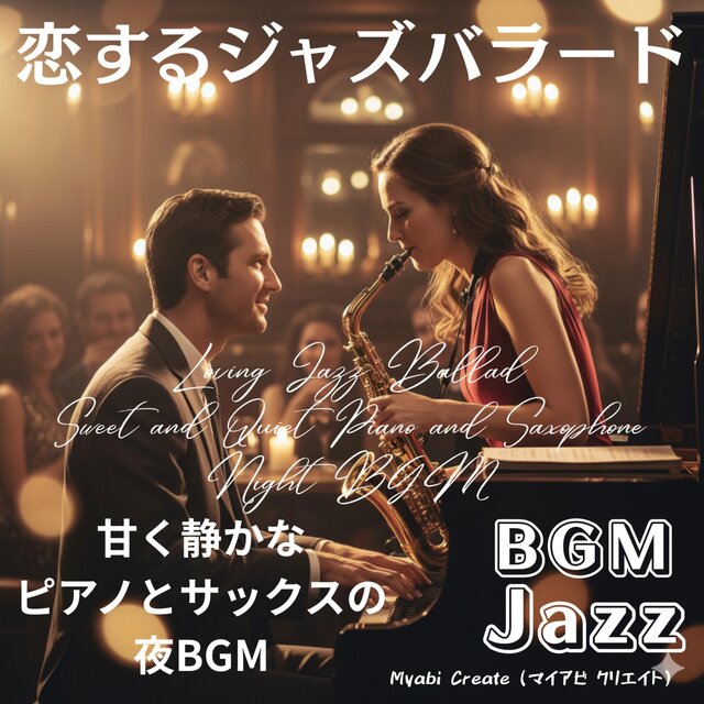 恋するジャズバラード - 甘く静かなピアノとサックスの夜BGM リラックス 作業用 勉強用 店舗用 Jazz