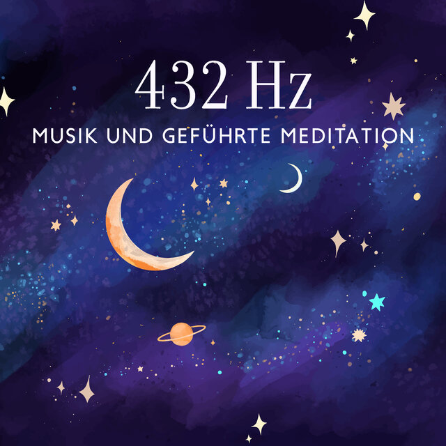 432 Hz Musik und Geführte Meditation zum Einschlafen (Vollmond März 2023)