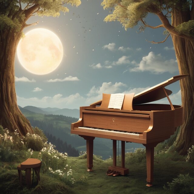 Piano music with a cup of coffee