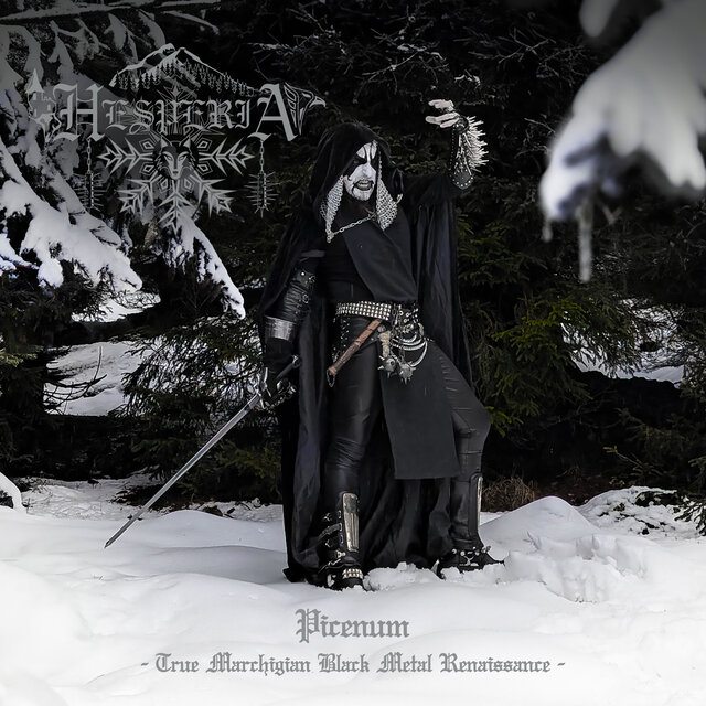 Cover art for album Picenum (True Marchigian Black Metal Renaissance) by Hesperia