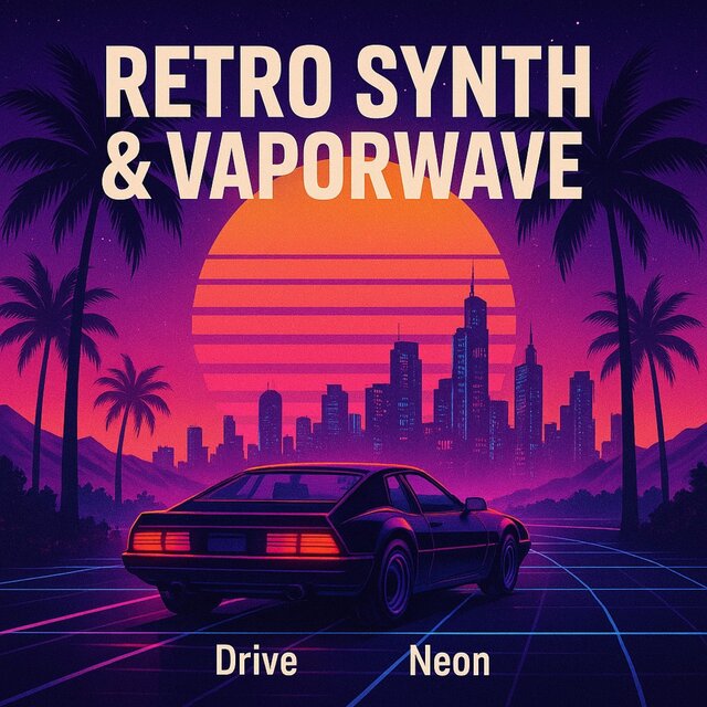 Retro Synth & Vaporwave (1980s, Neon, Drive)