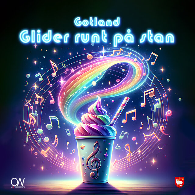 Glider runt på stan