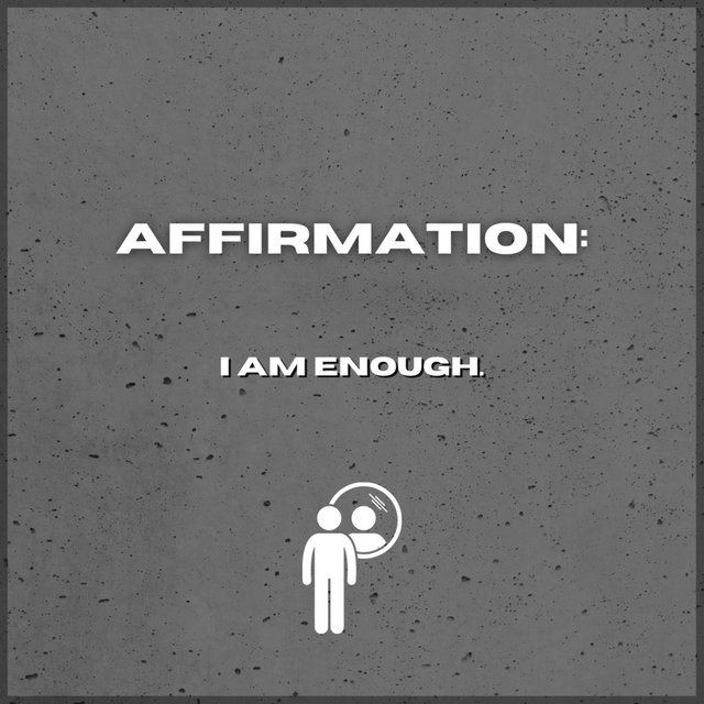 i am enough.