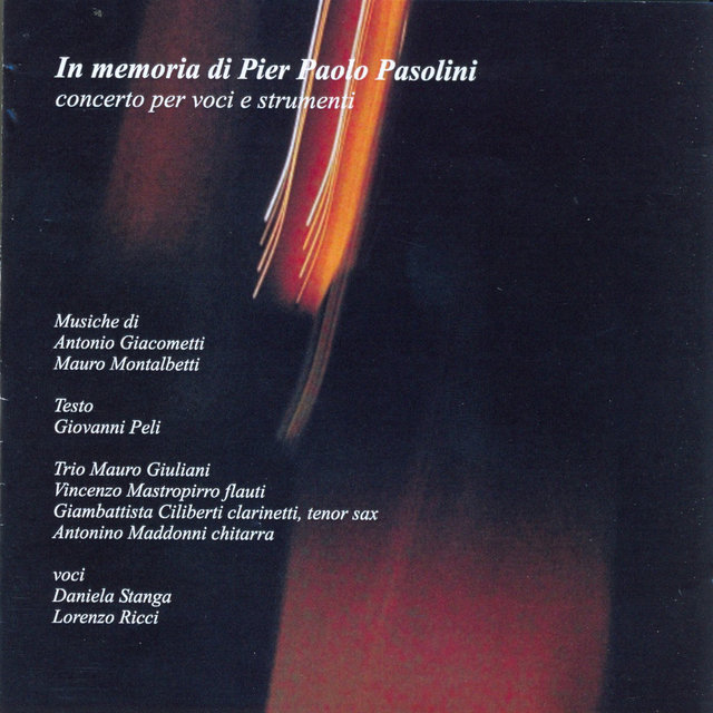 In memoria di Pier Paolo Pasolini